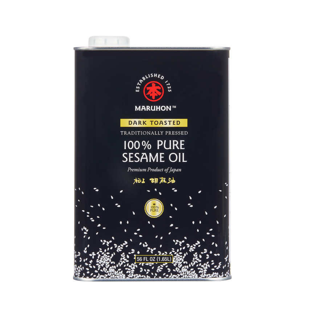 本 日本胡麻油 Maruhon 100 Pure Sesame Oil, Dark Toasted 1.65L