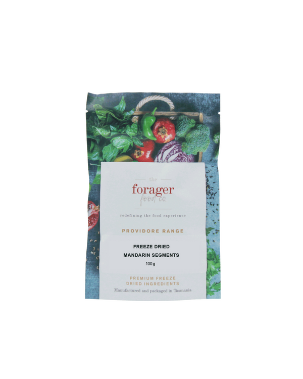 FORAGER FOOD CO. Freeze Dried Mandarin Segments 100g