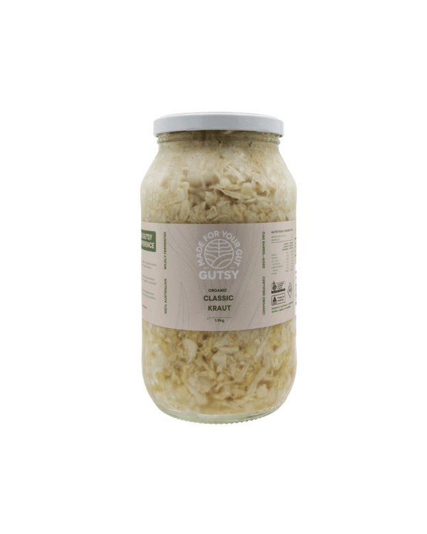 GUSTY FERMENTS Organic Class Kraut 1.9kg