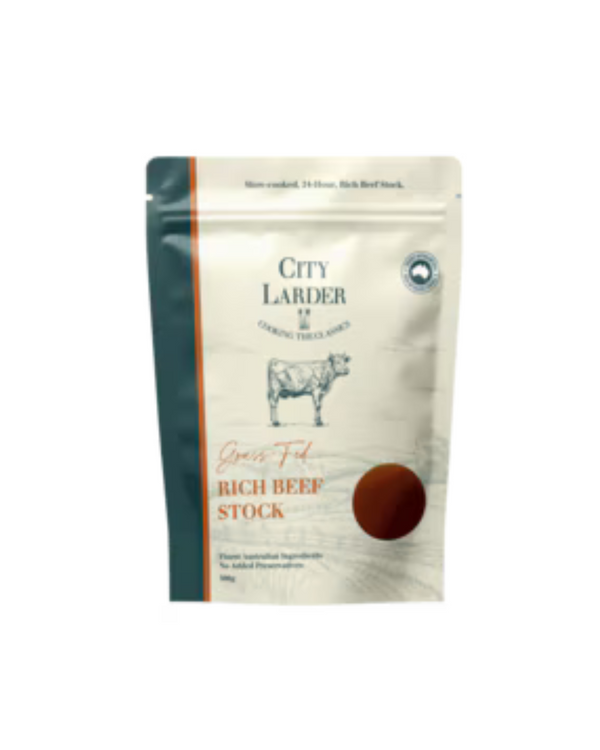 CITY LARDER RICH BEEF STOCK - CTN 6 X 500ML