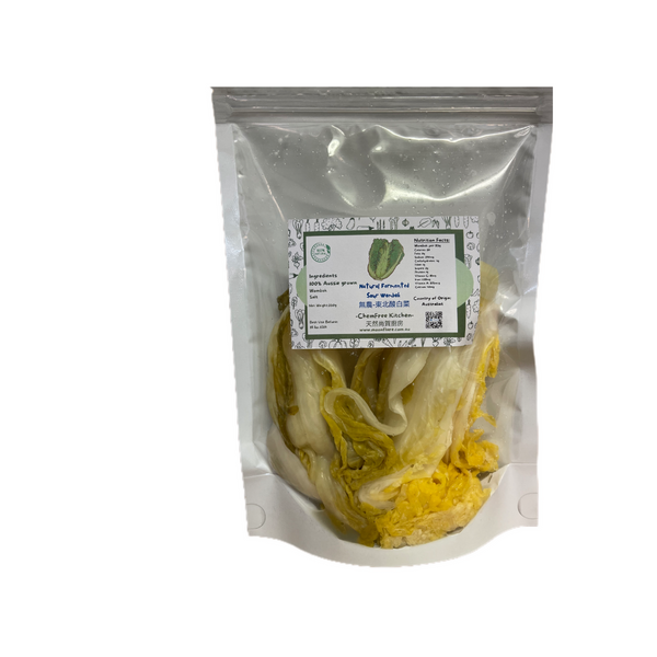 昆省本地產 無農藥天然發酵-東北酸白菜 QLD Aussie Chem Free Natural Fermented Sour Wombok 400g/pk