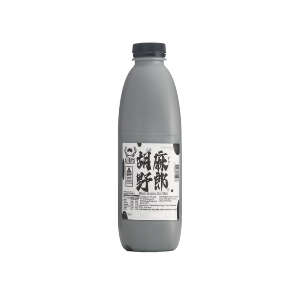 Chang Chi Black Sesame Soy Milk  張記黑芝麻 1L