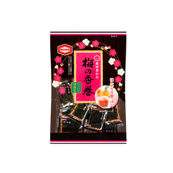 KAMEDA Ume No Kamaki (Plum Flavour Seaweed Wrapped Cracker) 16pc