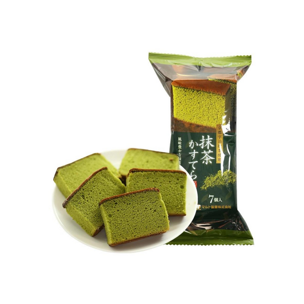 マルト製菓 長崎抹茶カステラ MARUTO Matcha Castella Cake 7pc