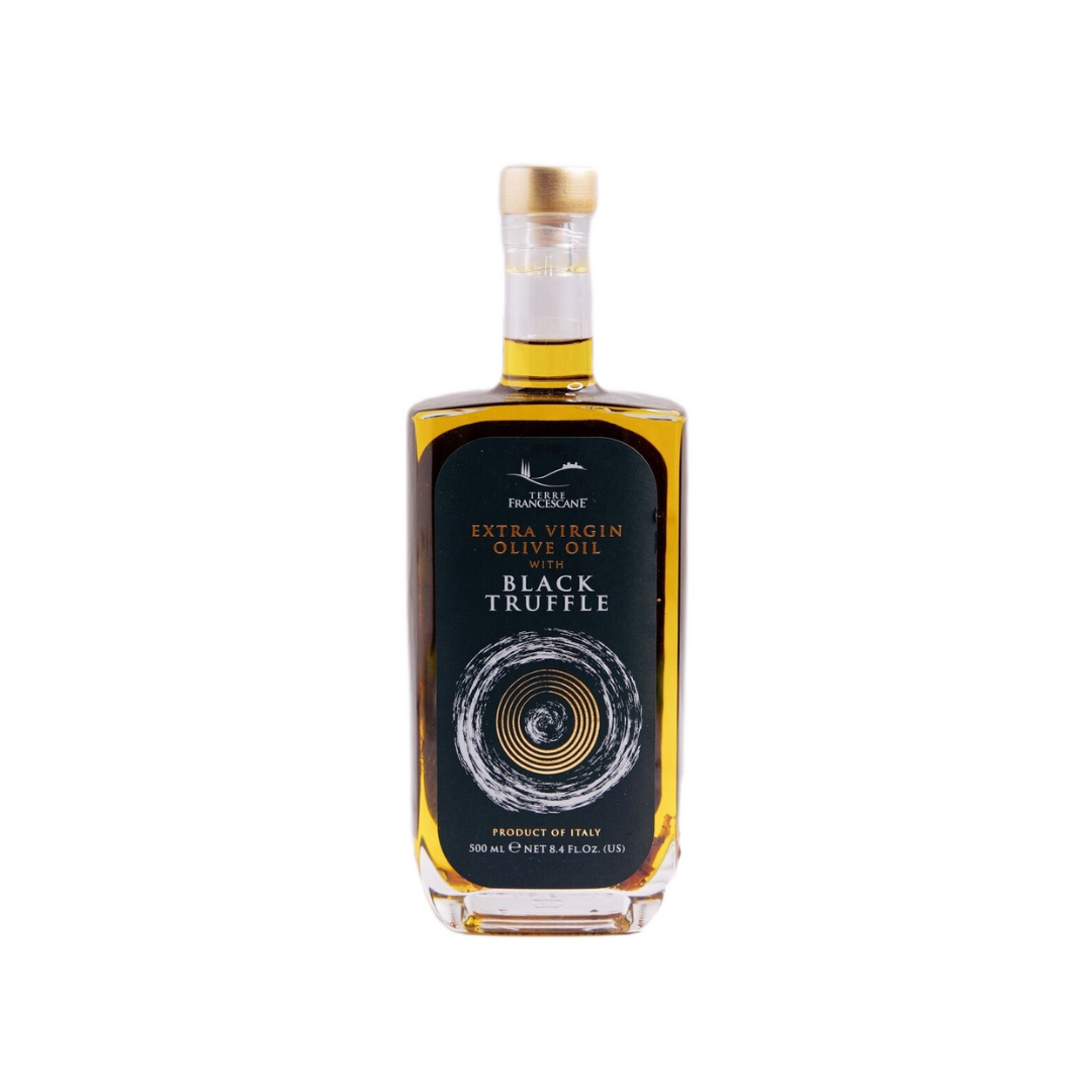 THREE FRANCESCANE Extra Virgin Olive Oil with Black Truffle 500mL