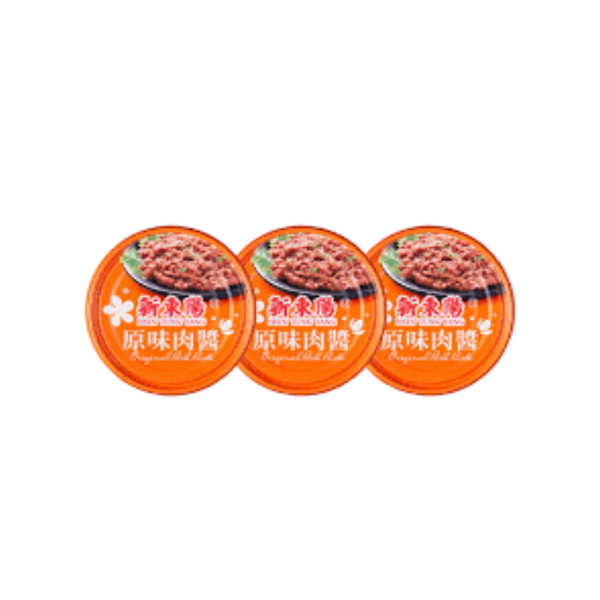 新東陽〖hsin tung yang原始豬肉剁碎160g x 3罐