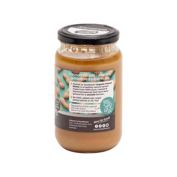 天然有機 細滑花生醬 Organic Smooth Peanut Butter 375g