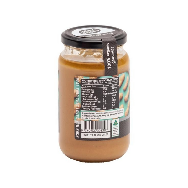 天然有機 細滑花生醬 Organic Smooth Peanut Butter 375g