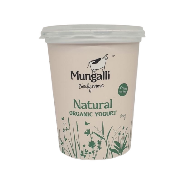 MUNGALLI BIODYNAMIC Organic All NATURAL YOGHURT