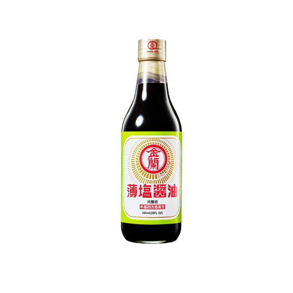 金蘭 薄鹽醬油 KIM LAN Salt Reduced Soy Sauce 500mL
