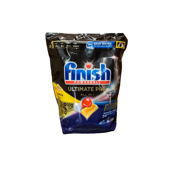 FINISH Powerball Quantum Ultimate Pro Dishwashing Tablets All in 1 Lem