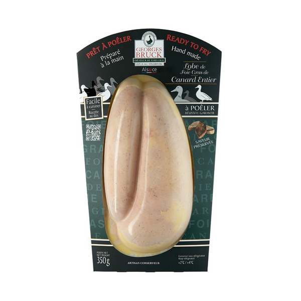 Georges Bruck Whole Lobe of Duck Foie Gras 350g